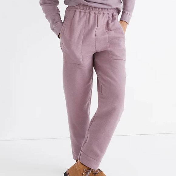 BRAND NEW | MADEWELL | Waffleback Pull-On High-Rise Tapered Pants - Picture 1 of 6